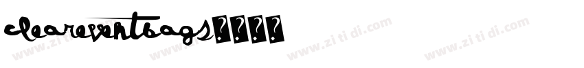 ClearEventBags字体转换