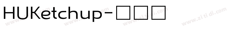 HUKetchup字体转换