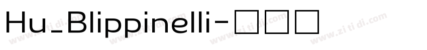 Hu_Blippinelli字体转换