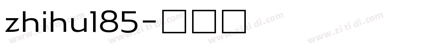 zhihu185字体转换