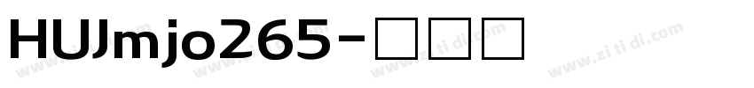 HUJmjo265字体转换