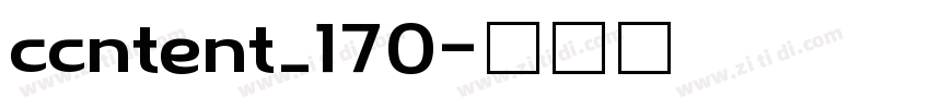 ccntent_170字体转换