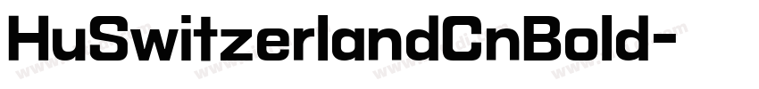HuSwitzerlandCnBold字体转换