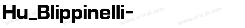 Hu_Blippinelli字体转换