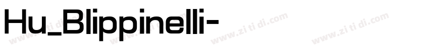 Hu_Blippinelli字体转换