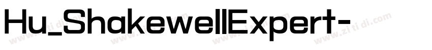 Hu_ShakewellExpert字体转换