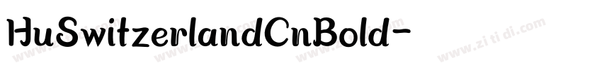 HuSwitzerlandCnBold字体转换