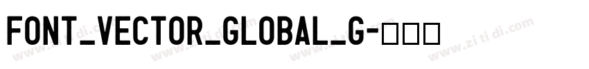 Font_Vector_Global_G字体转换 Font_Vector_Global_G字体转换