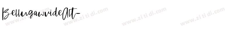 BellugawvideAlt字体转换