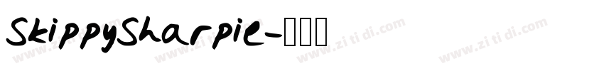 SkippySharpie字体转换