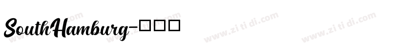 SouthHamburg字体转换