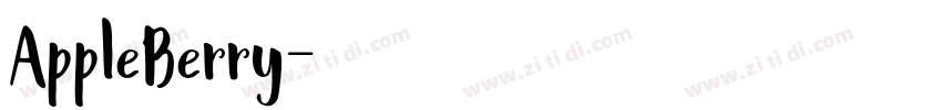 AppleBerry字体转换