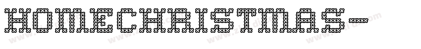 HomeChristmas字体转换