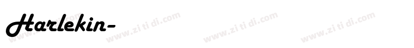 Harlekin字体转换