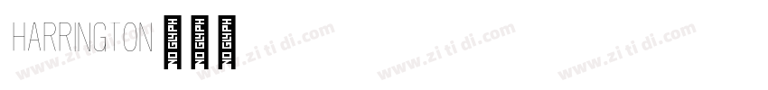 Harrington字体转换