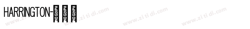 Harrington字体转换