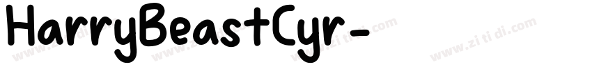 HarryBeastCyr字体转换