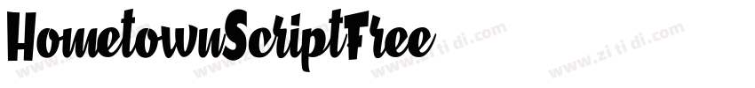 HometownScriptFree字体转换