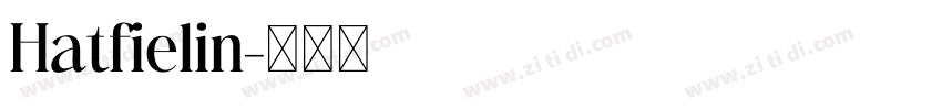Hatfielin字体转换