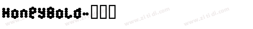 HoneyBold字体转换