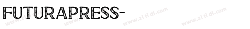 FuturaPress字体转换