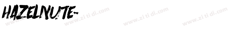 Hazelnute字体转换