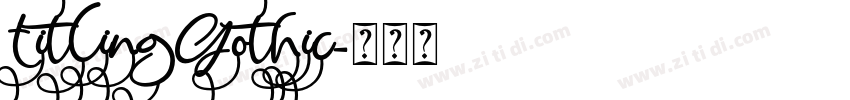 TitlingGothic字体转换