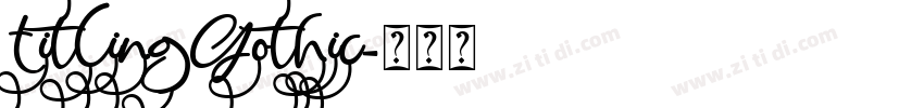 TitlingGothic字体转换