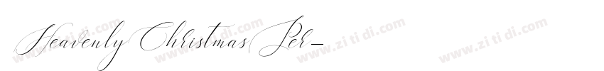 HeavenlyChristmasPer字体转换