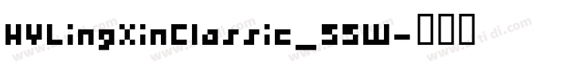 HYLingXinClassic_55W字体转换