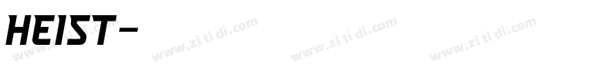 Heist字体转换