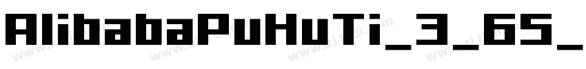 AlibabaPuHuTi_3_65_M字体转换