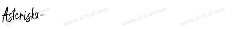 Asteriska字体转换