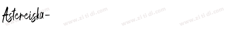 Astereiska字体转换