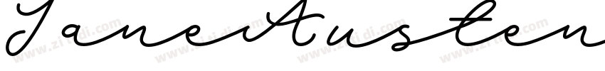 JaneAusten字体转换