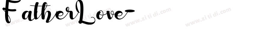 FatherLove字体转换