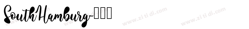 SouthHamburg字体转换
