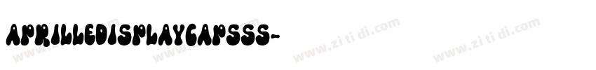 AprilleDisplayCapsSS字体转换