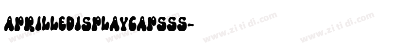 AprilleDisplayCapsSS字体转换