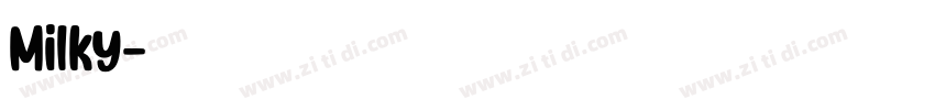 Milky字体转换