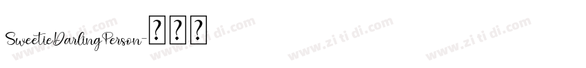 SweetieDarlingPerson字体转换