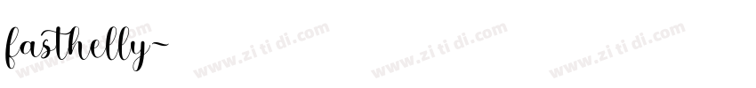 fasthelly字体转换
