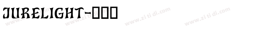 JureLight字体转换