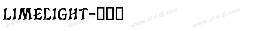 Limelight字体转换
