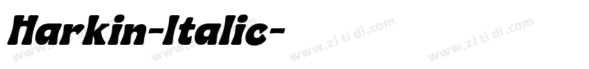 Harkin-Italic字体转换 Harkin-Italic字体转换
