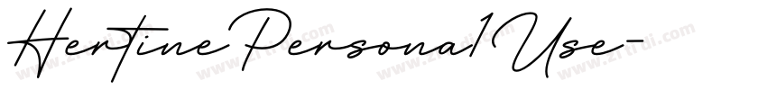 HertinePersona1Use字体转换