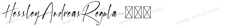 HessleyAndreasRegula字体转换