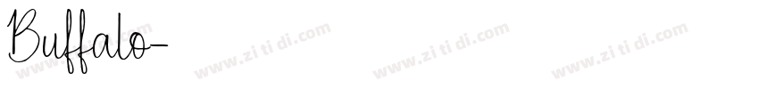 Buffalo字体转换