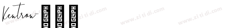 Kentron字体转换