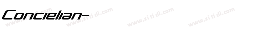 Concielian字体转换